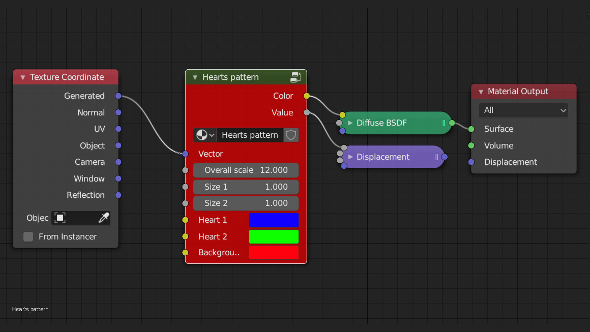 Procedural Hearts pattern preview image 2