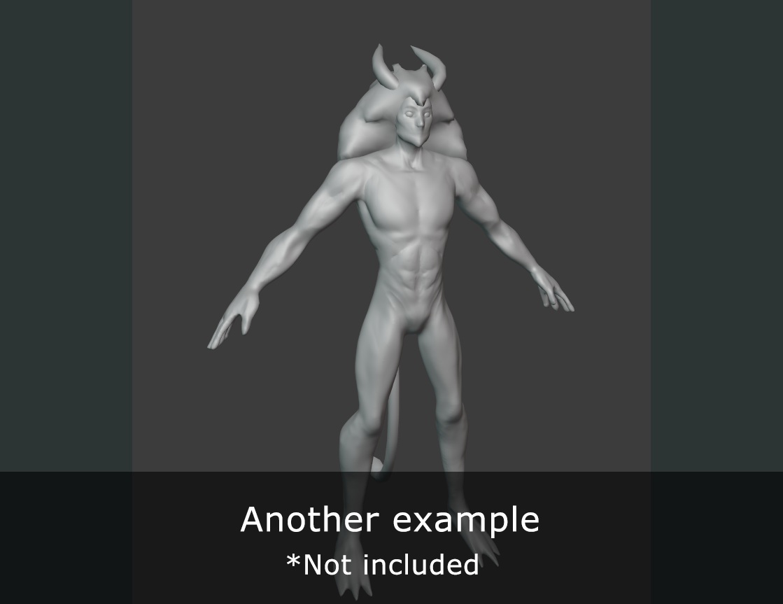 Female Basemesh for sculpting - UPDATED! preview image 4