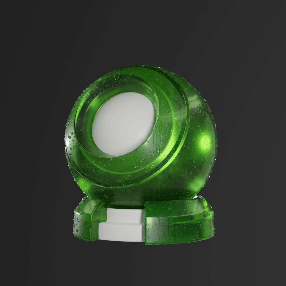 Cold bottle material and lighting setup preview image 3