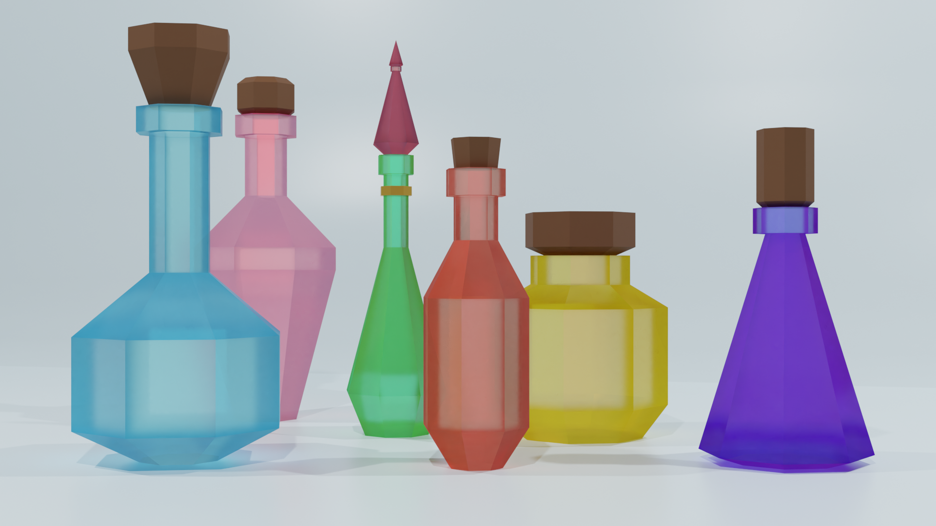 Low Poly Potions preview image 1