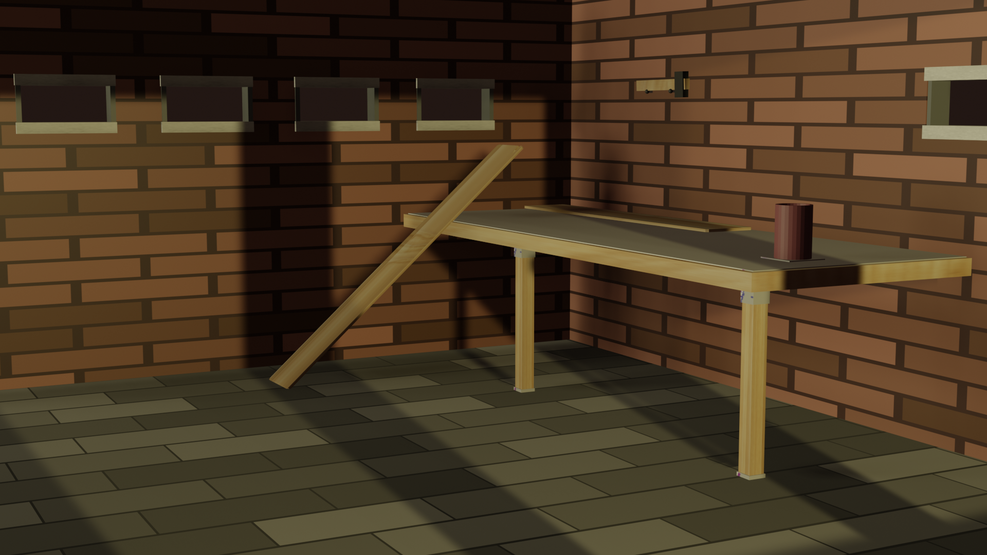 a garage, with a work station preview image 1