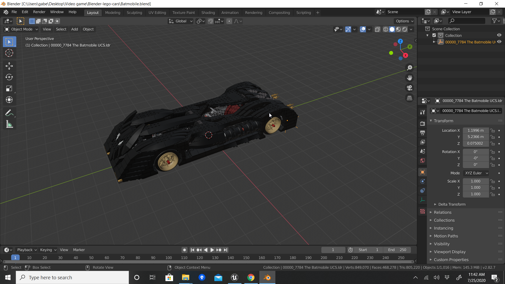 Lego Batmobile preview image 1