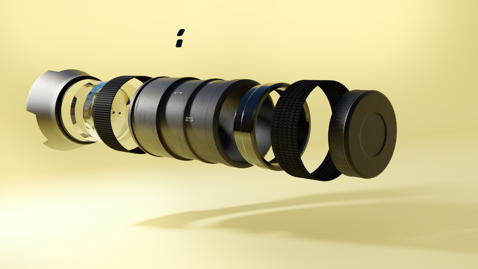 Mostly Procedural - Camera-Objectiv -Blender 2.9 preview image 5