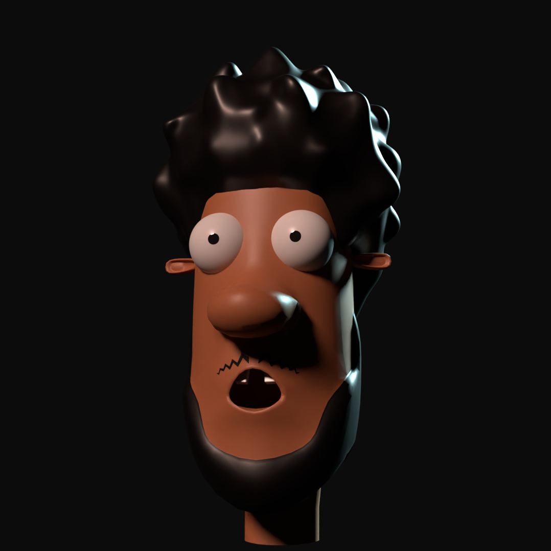 Noko Cartoon head preview image 1