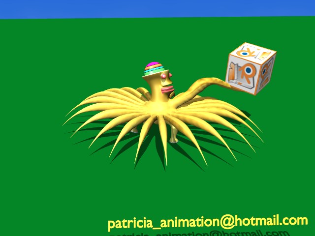 Thornbie 4 Leg character and 300 Frame Walk preview image 1