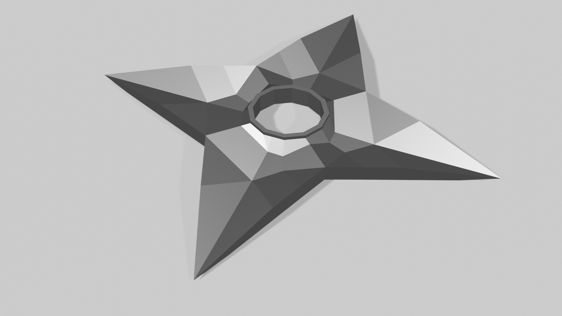 Low-poly Shuriken preview image 1