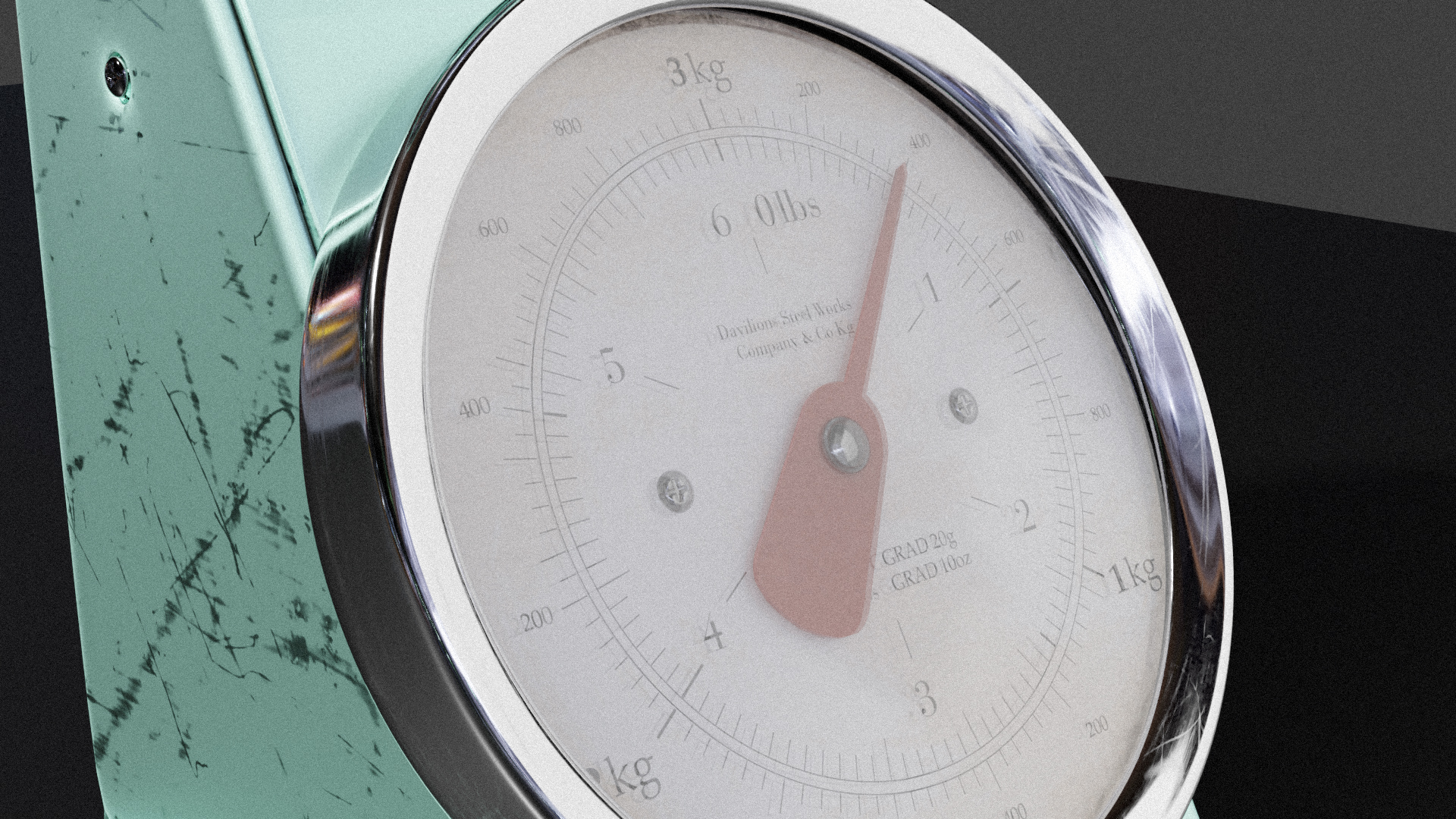 Old / Vintage Kitchen Scale (Scenefiller) by Davilion preview image 5