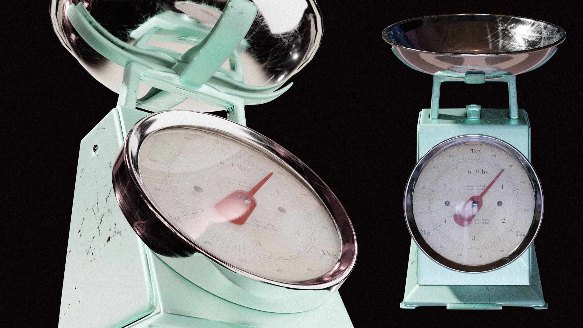 Old / Vintage Kitchen Scale (Scenefiller) by Davilion preview image 7