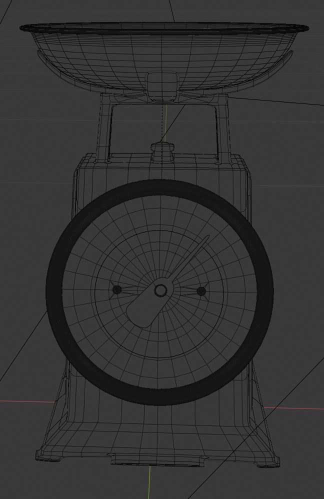 Old / Vintage Kitchen Scale (Scenefiller) by Davilion preview image 8