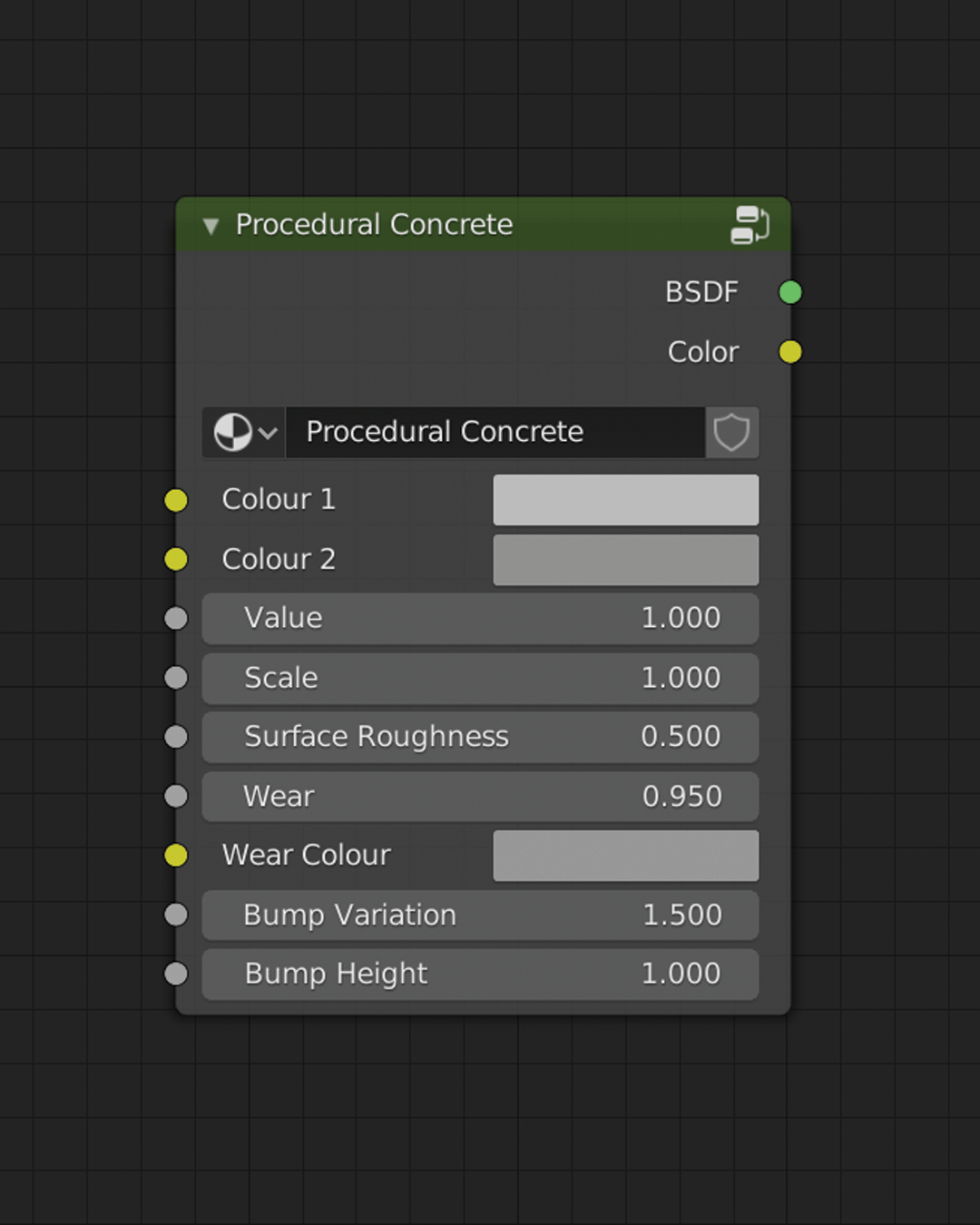Procedural Concrete Shader preview image 2