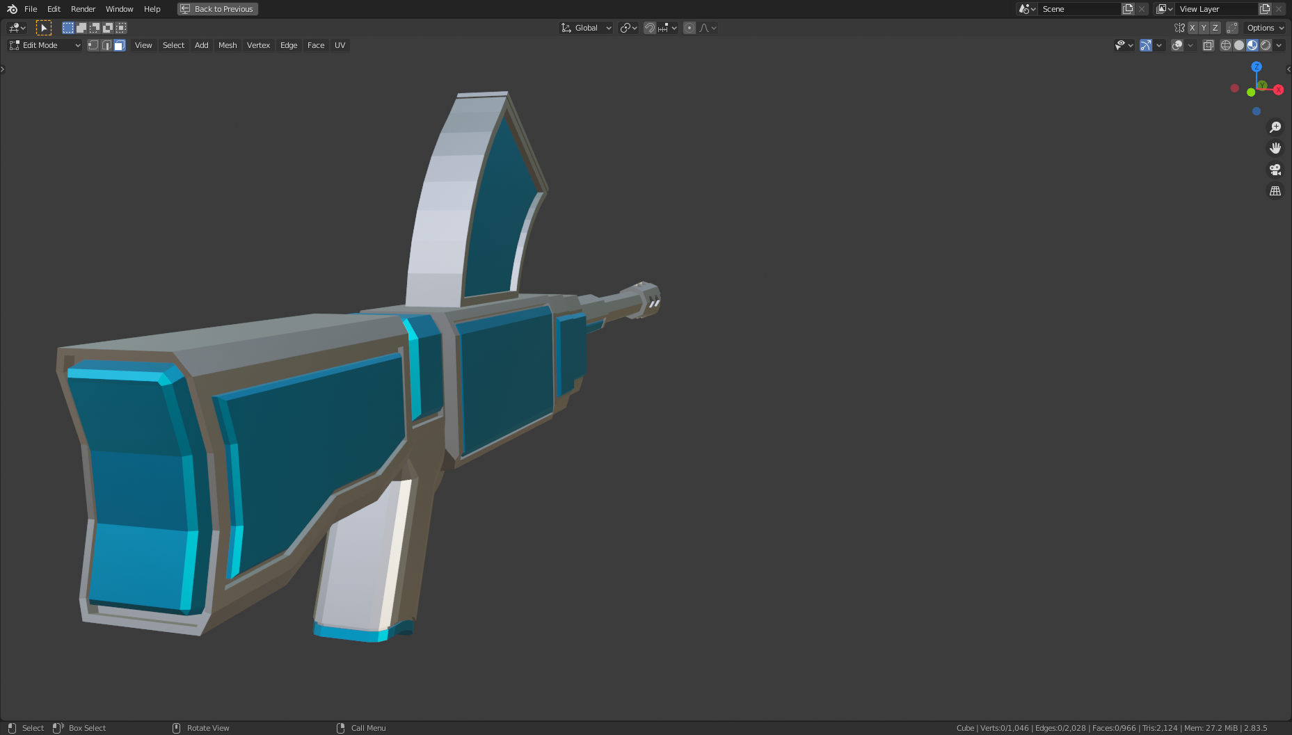 sci fi assault rifle preview image 2