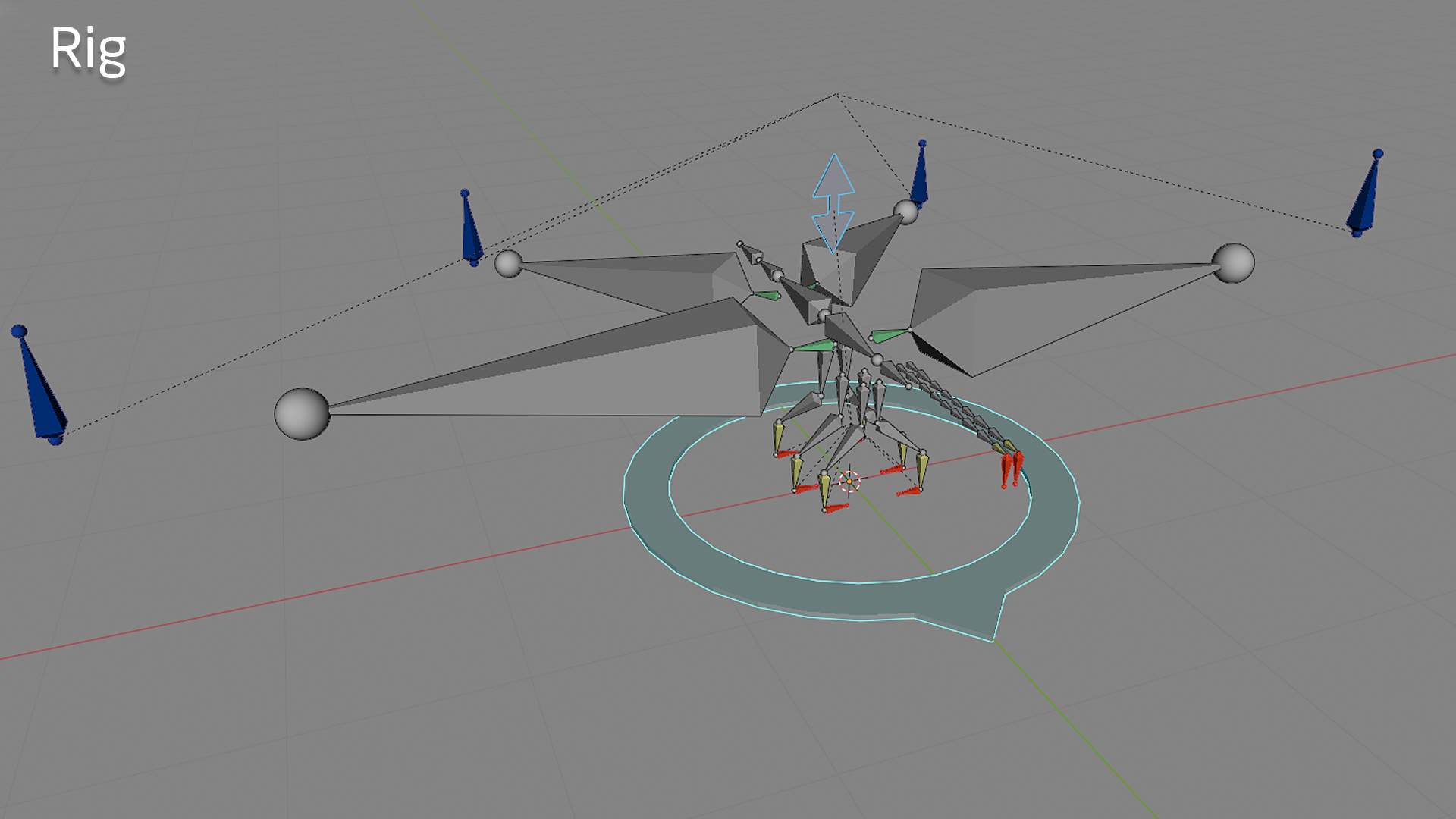 Butterfly - Rigged Low Poly Model preview image 2