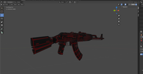 sci-fi Ak47 preview image