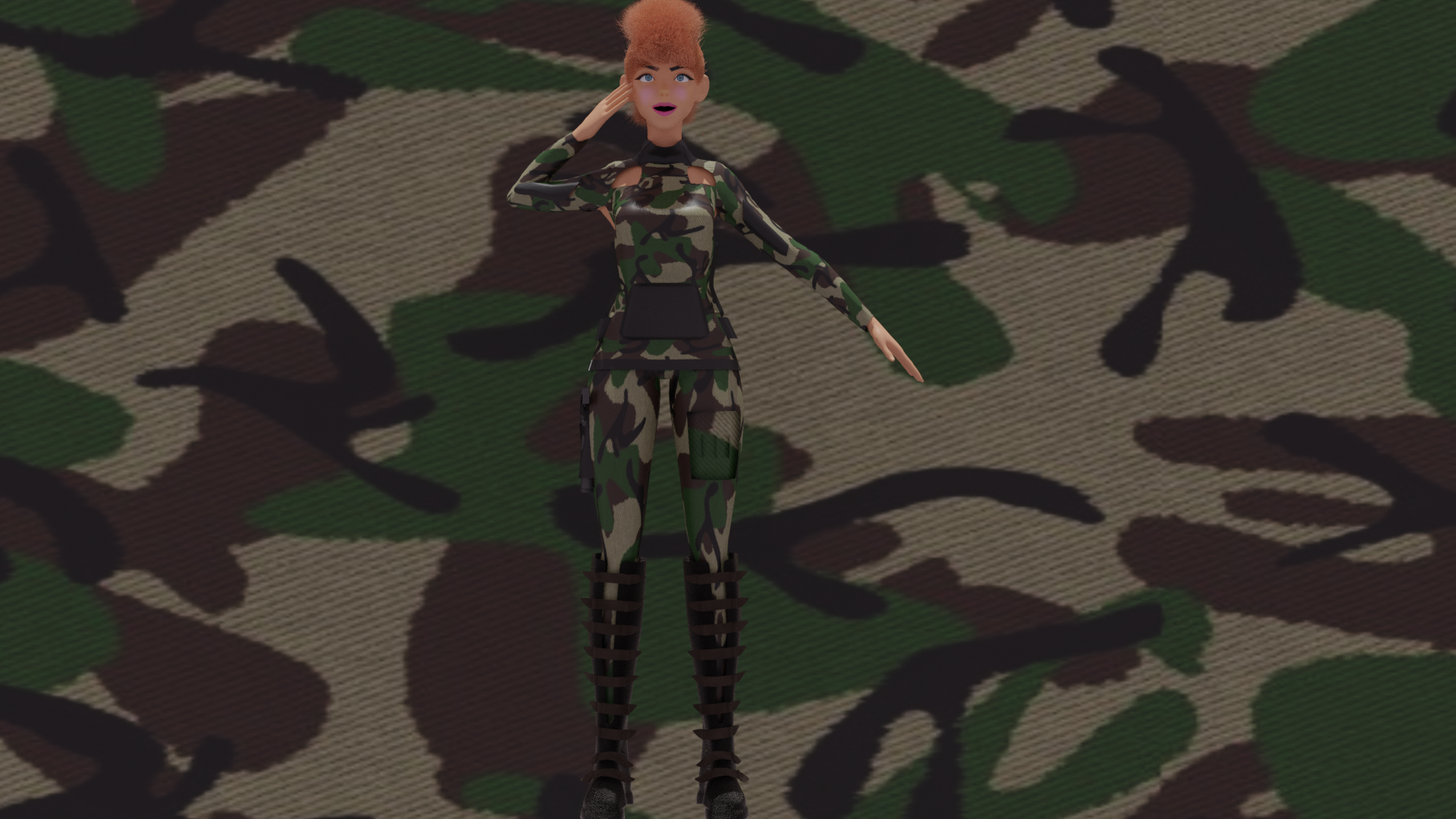 Awesome woman character preview image 2