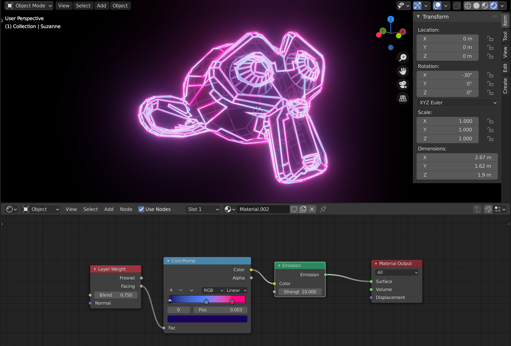 Cyberpunk Suzanne preview image 2