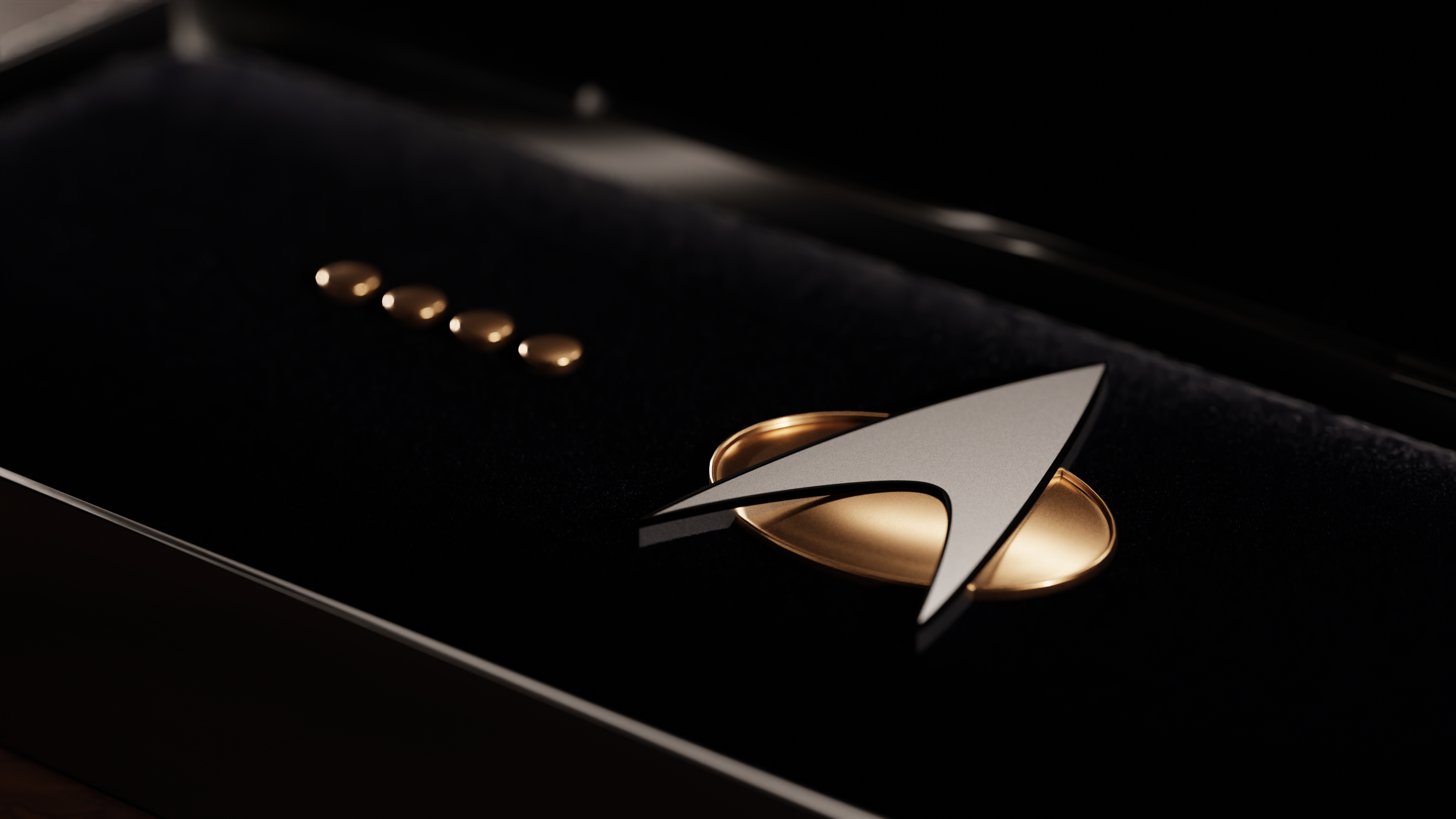 Star Trek TNG Combadge and Rank Pips preview image 1