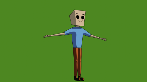 Cartoon Character Rigged preview image