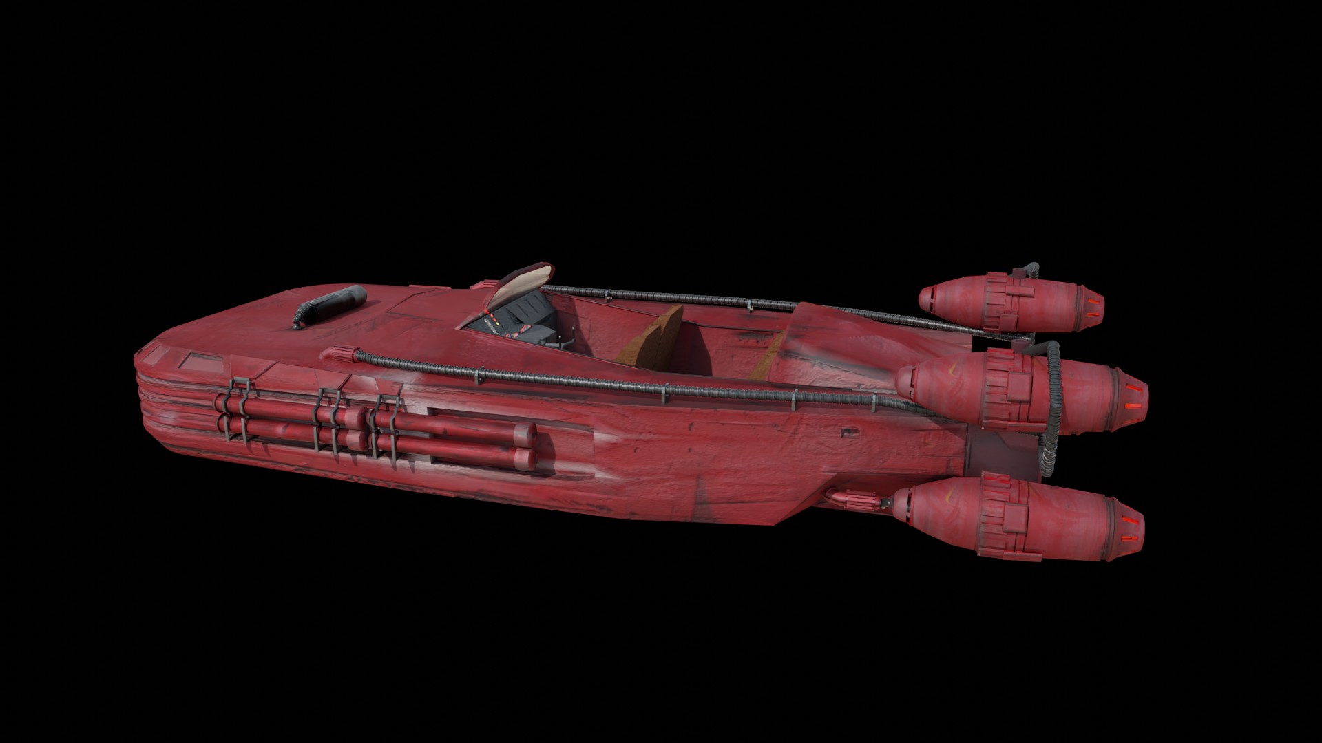 speeder star wars fan art preview image 2