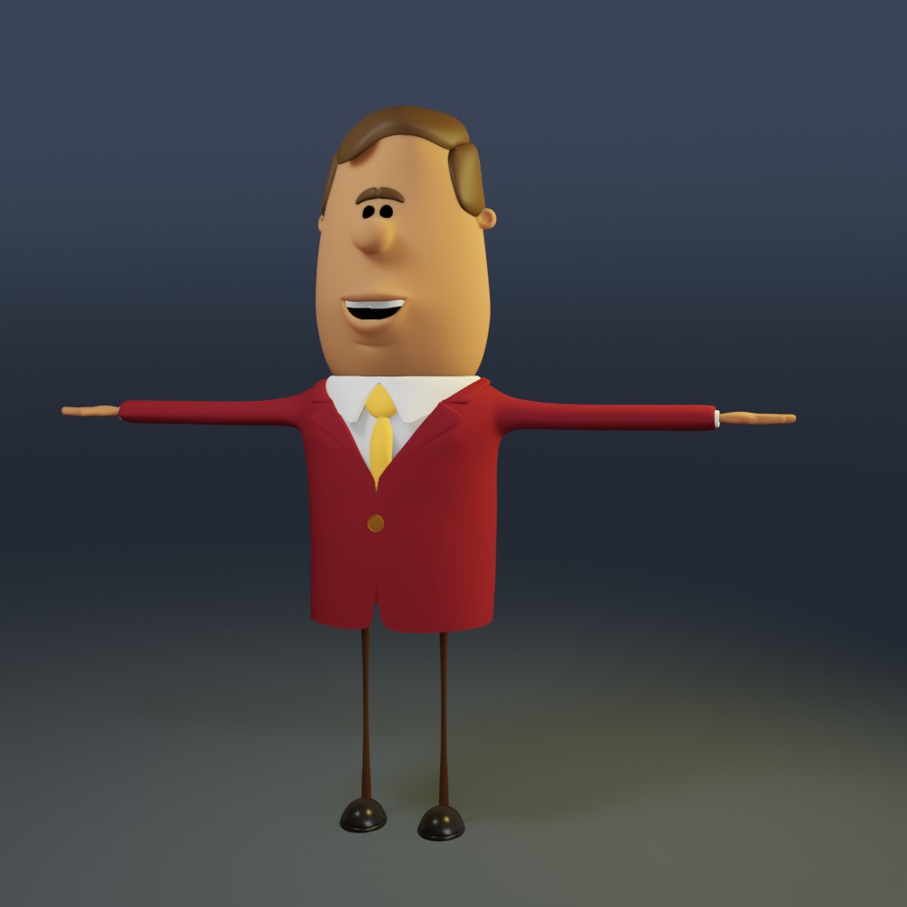 Cartoon businessman preview image 1