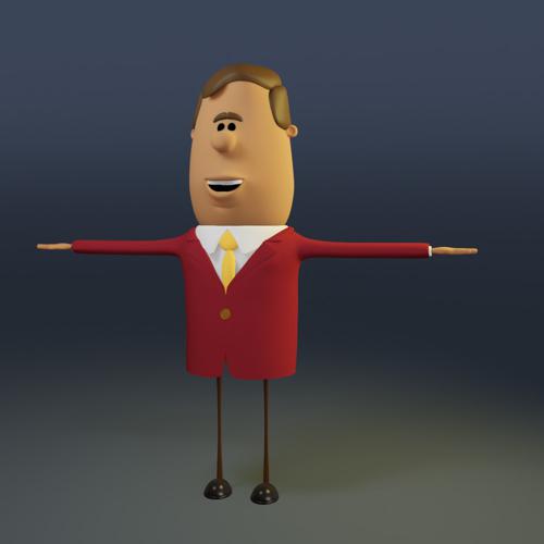 Cartoon businessman preview image