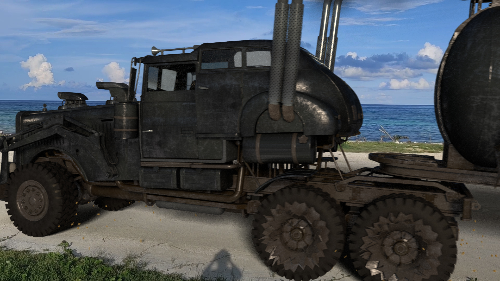 Furiosa's War Rig rigged preview image 2