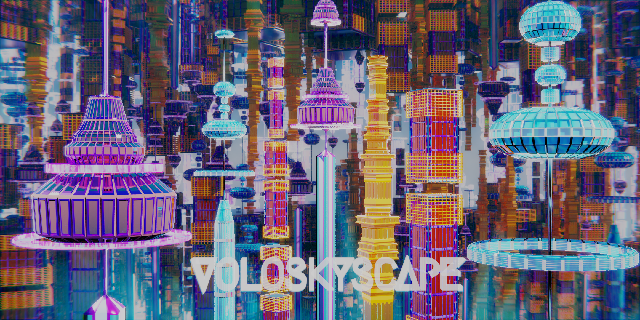 Stylized Sci-Fi Skyscrapers and Towers - Day + Night mode! preview image 1