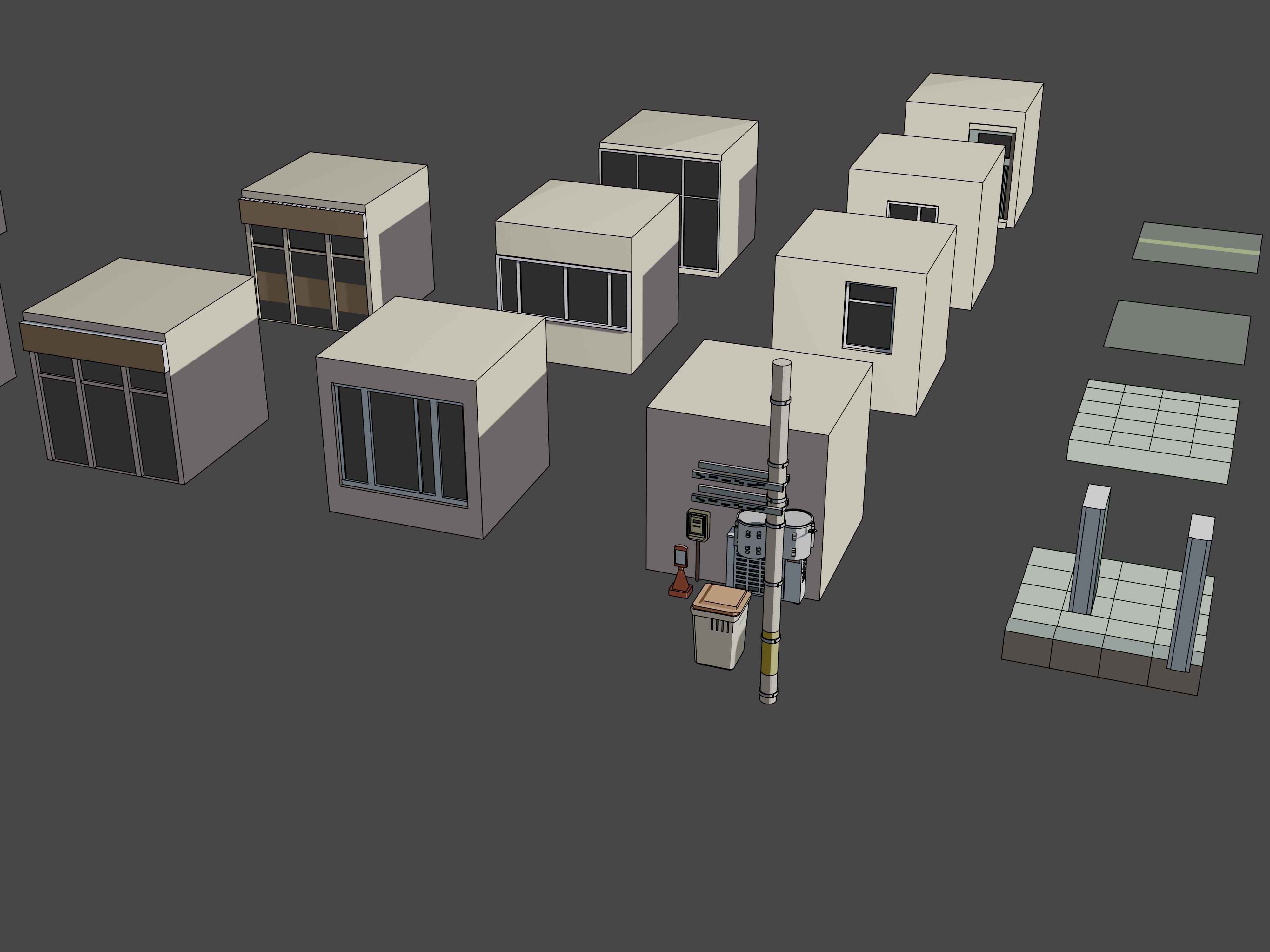 Easy comic street pack preview image 1