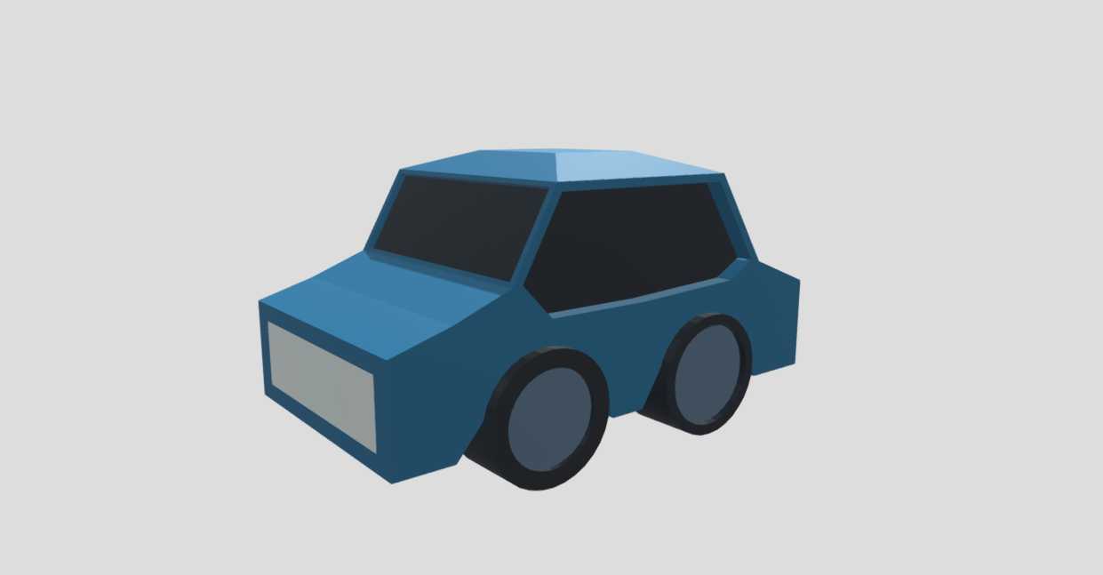 Low Poly Cartoony Car preview image 1