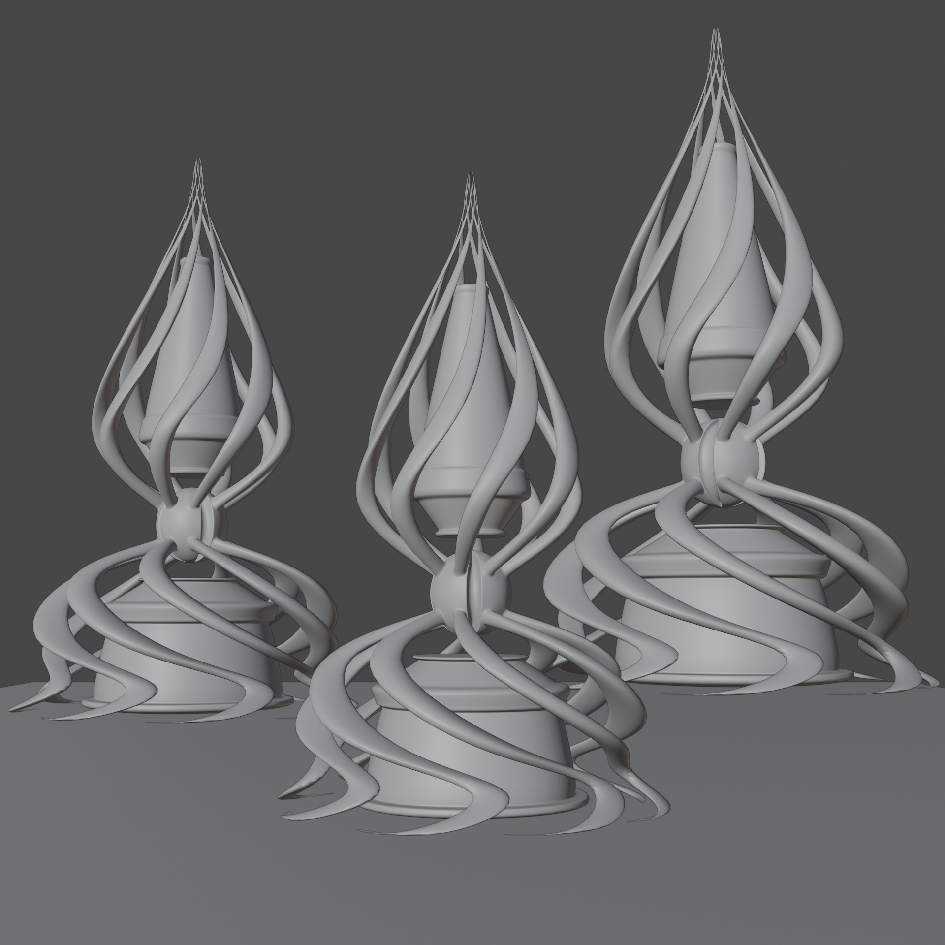 Alien / Abstract / Stylized Sci-Fi Building - with Animation + 3 color palettes preview image 3