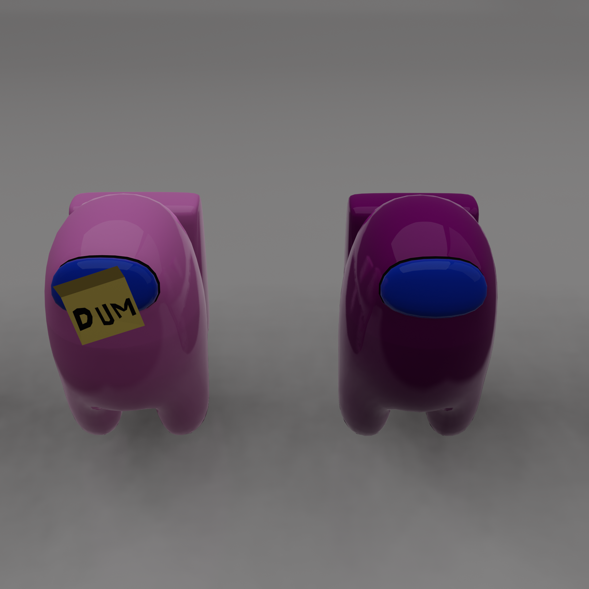 3D Among Us characters (rigged)(All colors and some hats!!) preview image 7