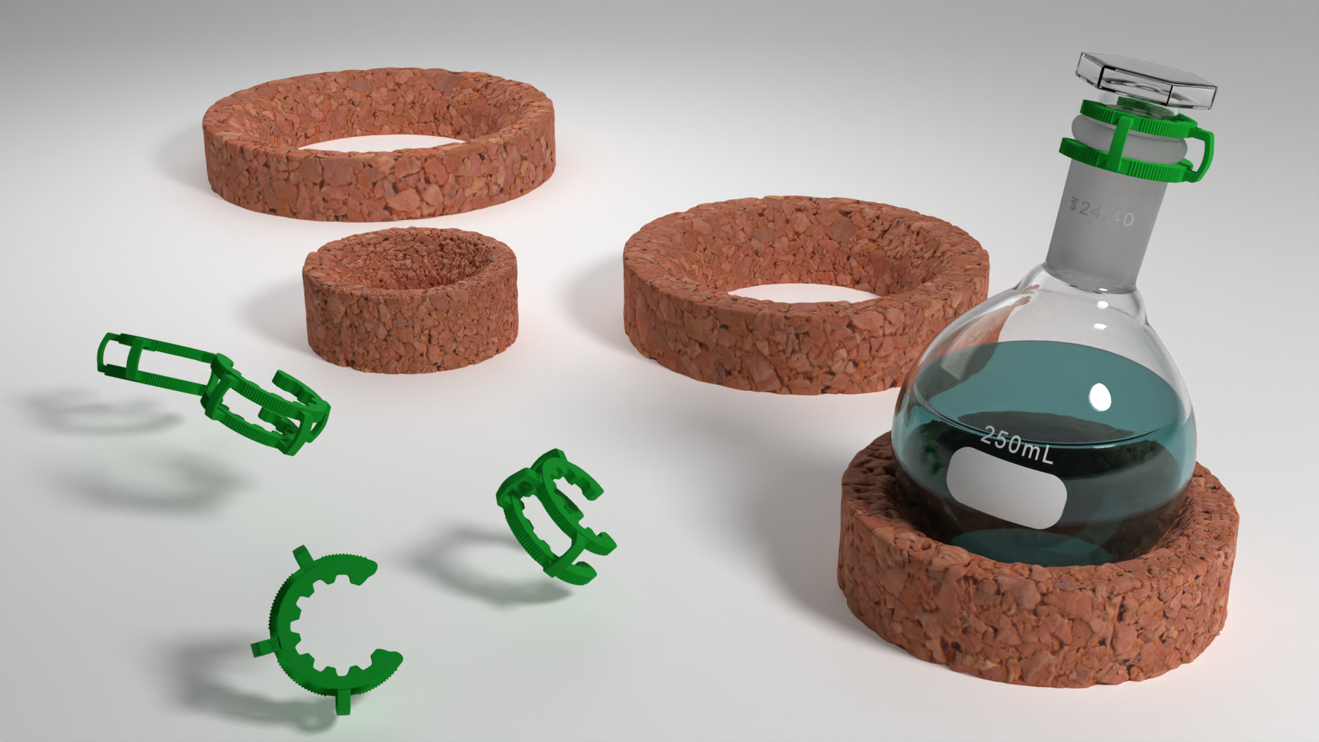 Cork Rings and a 24 Keck Clamp preview image 1