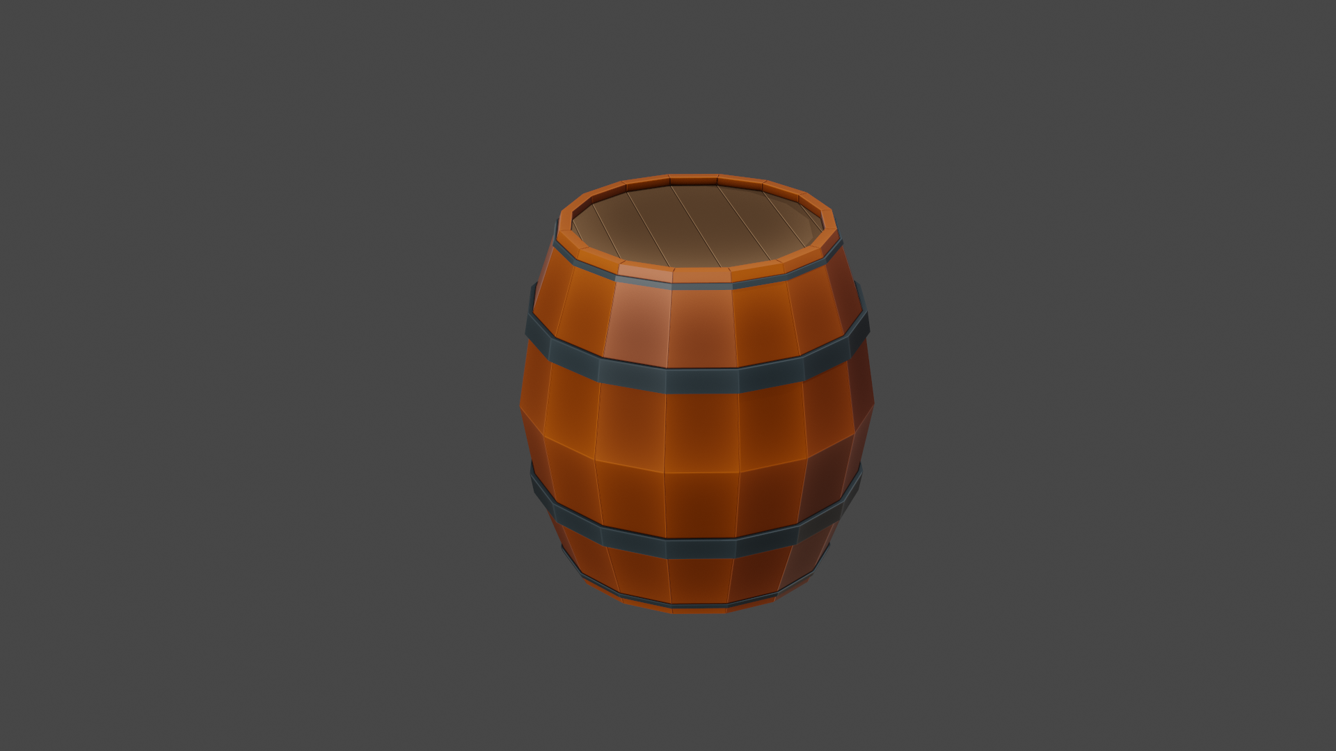Low poly barrel preview image 1