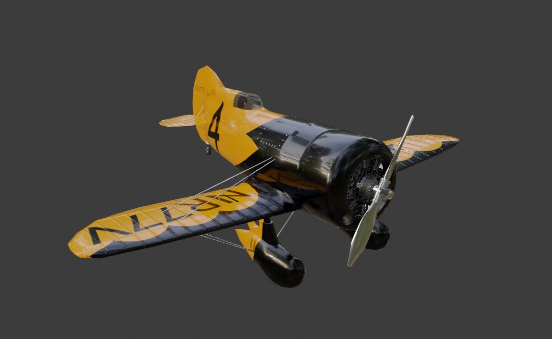 Rocketeer Plane GeeBee Model Z preview image 1