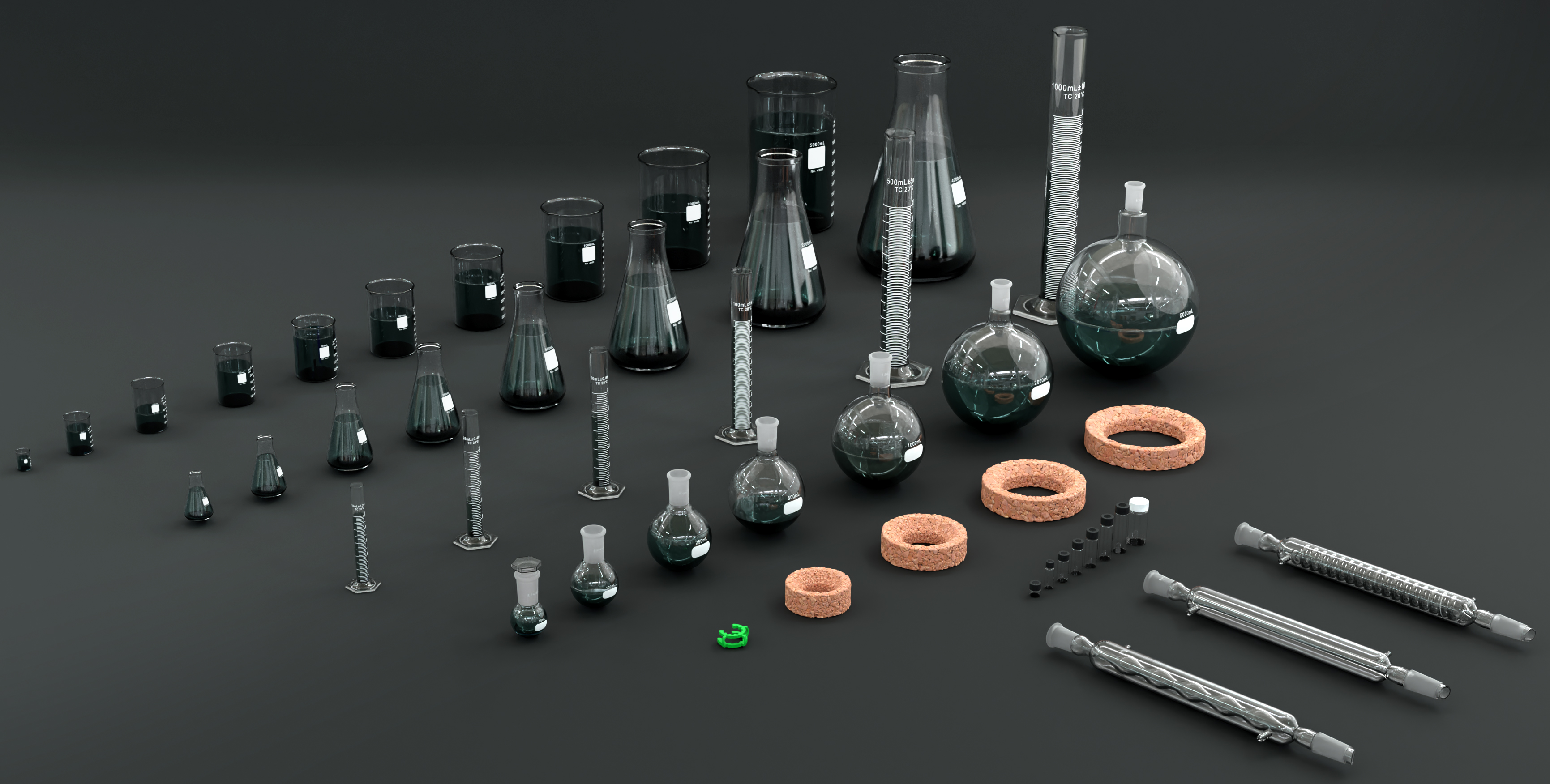 Laboratory Glassware Bundle Part 1 preview image 1