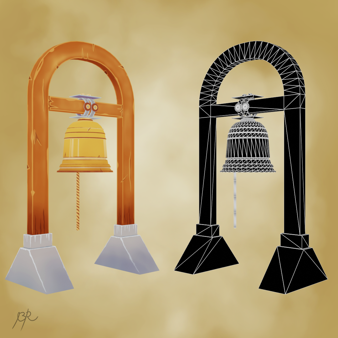 Lowpoly Bell preview image 1