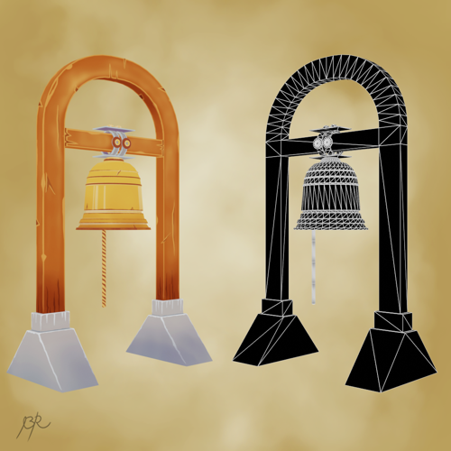 Lowpoly Bell preview image