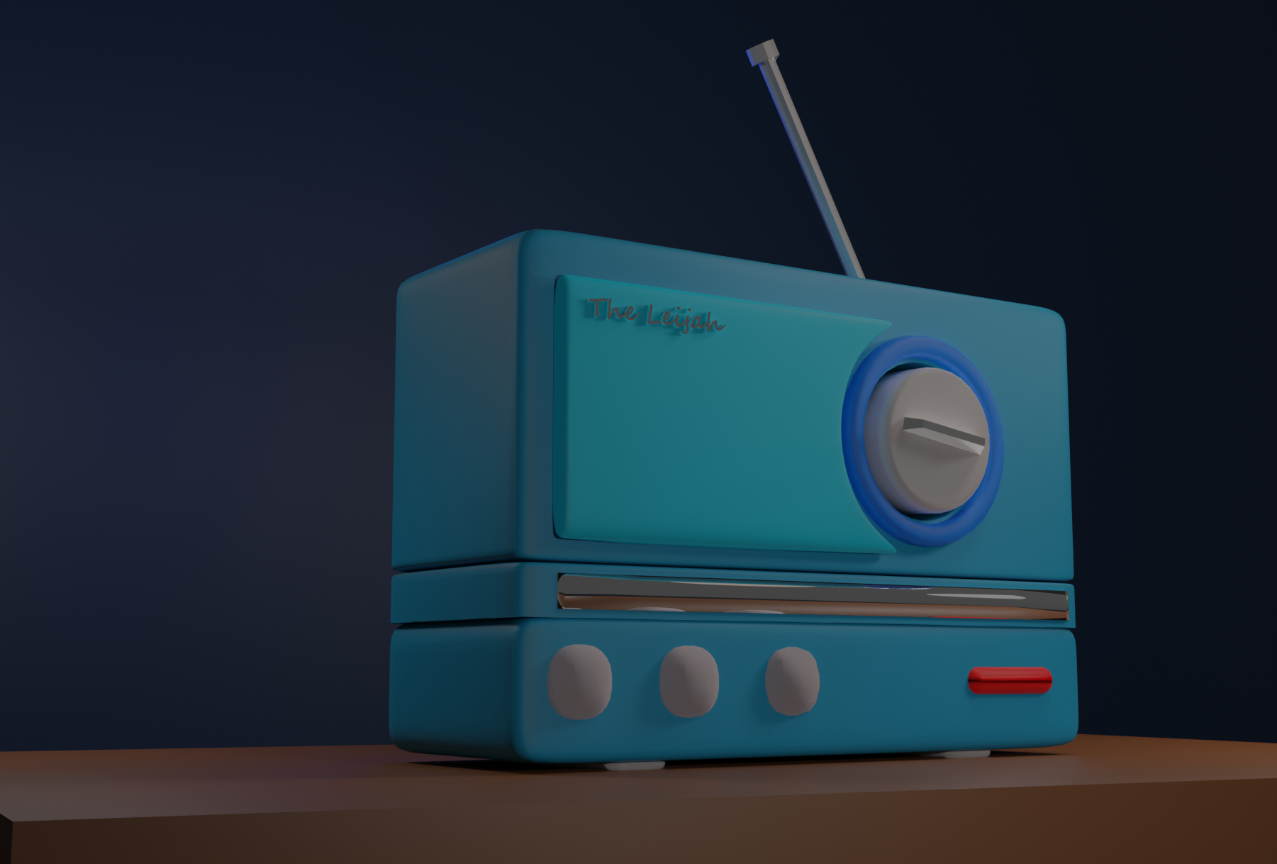 Retro Radio (Cycles) preview image 2