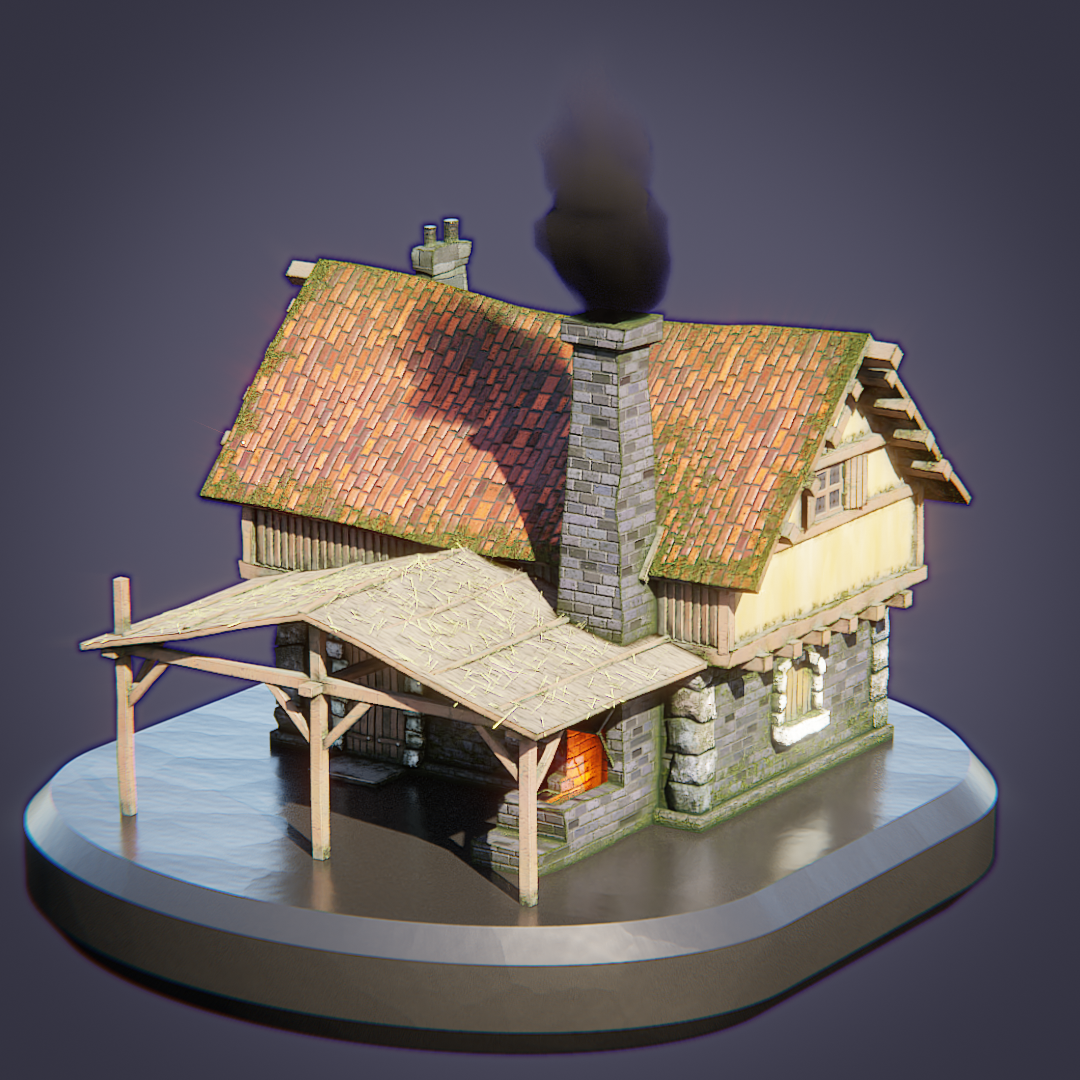 Medieval House 005 - Blacksmith preview image 3