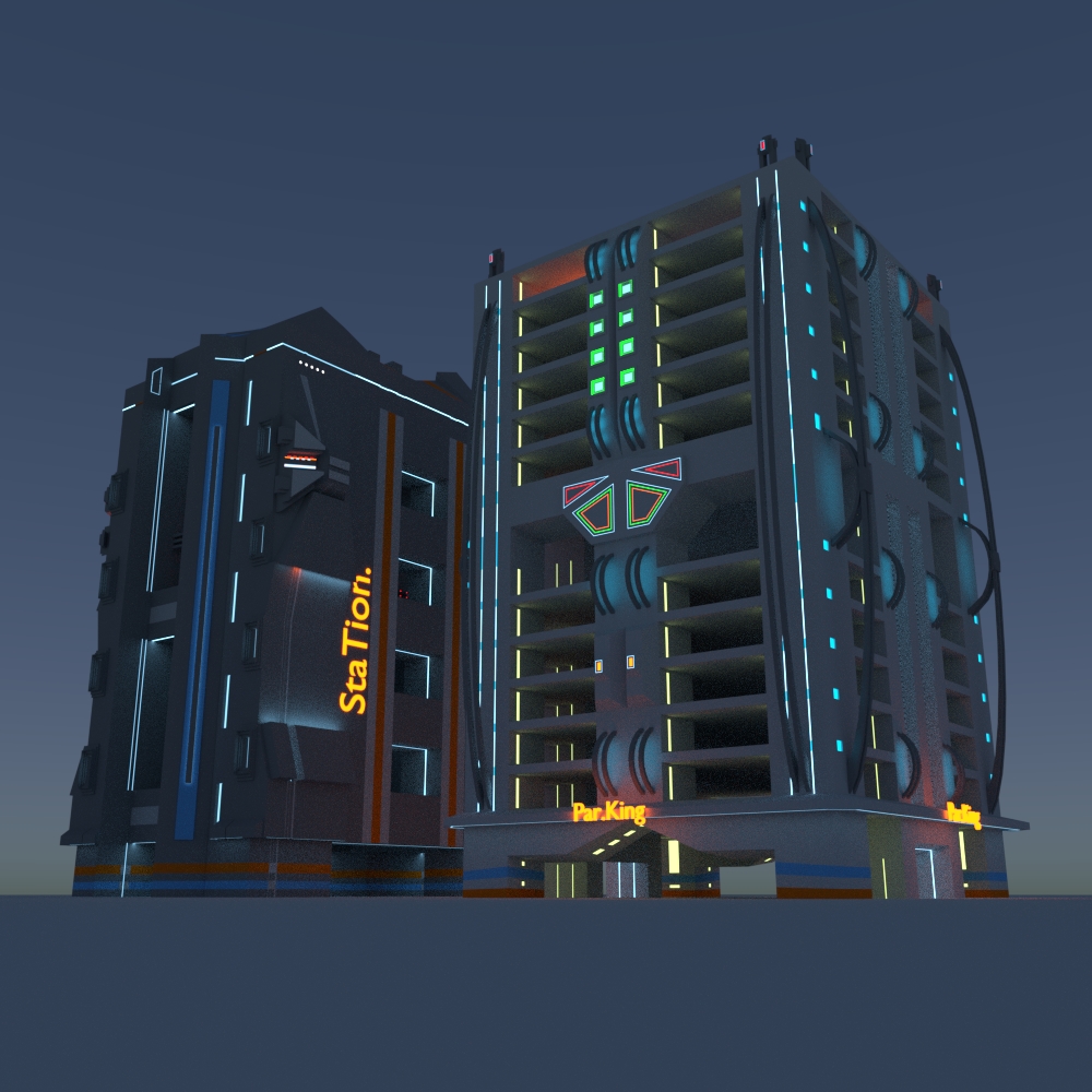 Scifi Building 49 and 50 preview image 1