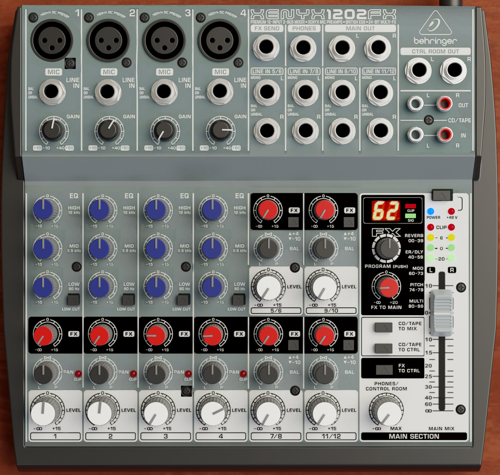 Xenyx1202FX Mixer preview image 2