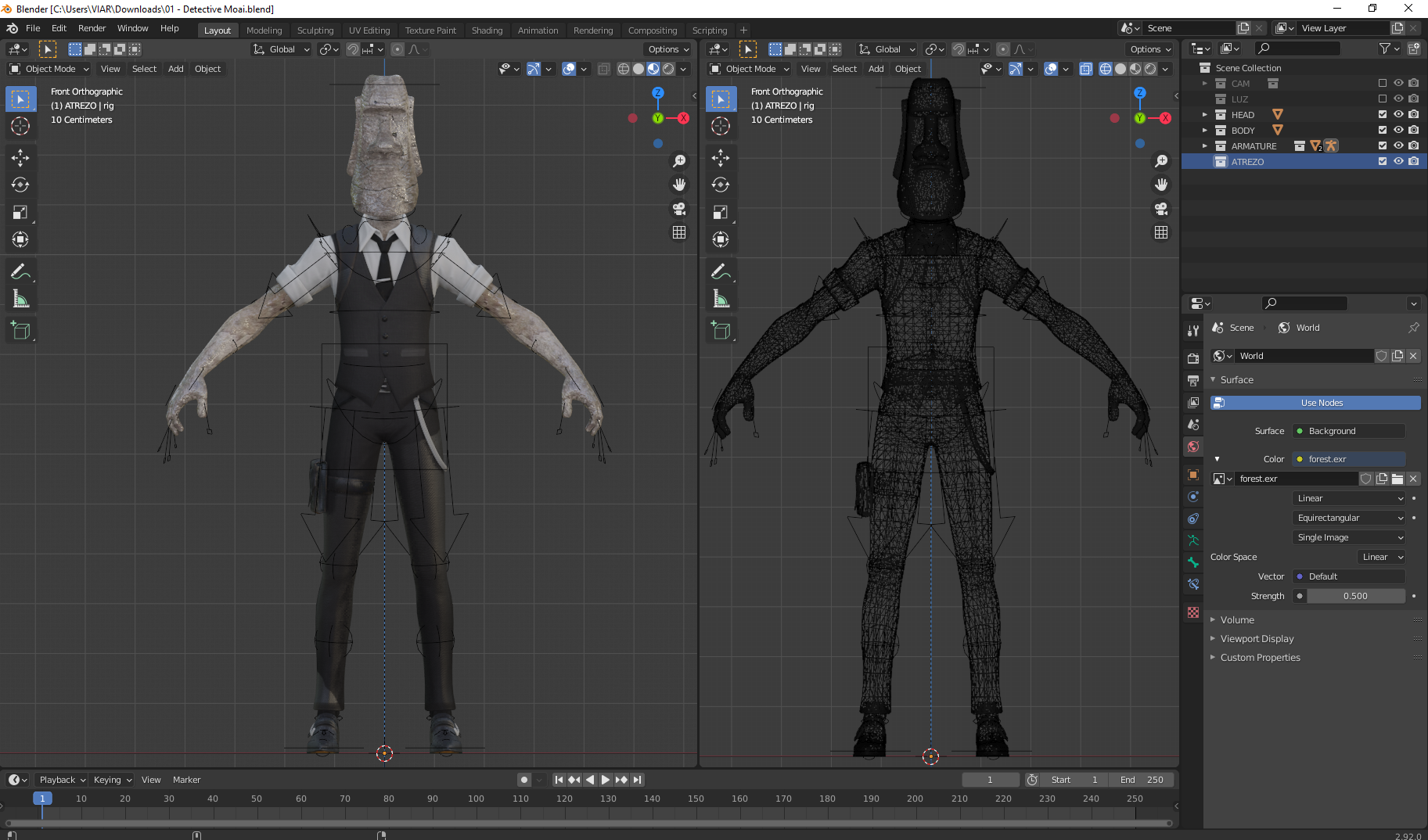 Detective MOAI (Original Character) preview image 1