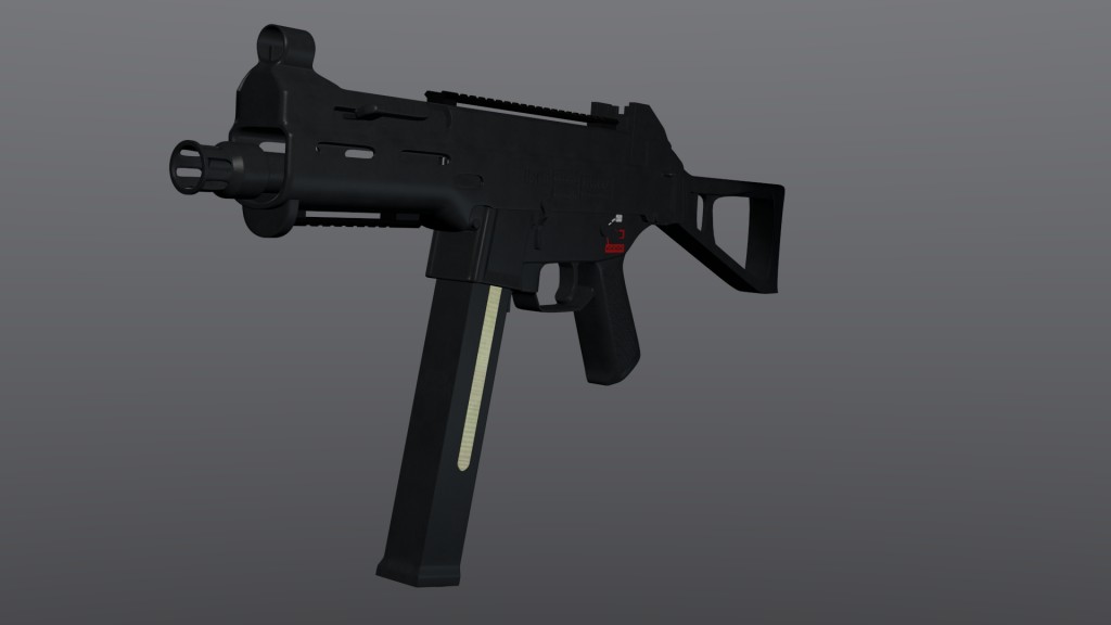 Textured Heckler & Koch UMP-45 preview image 1