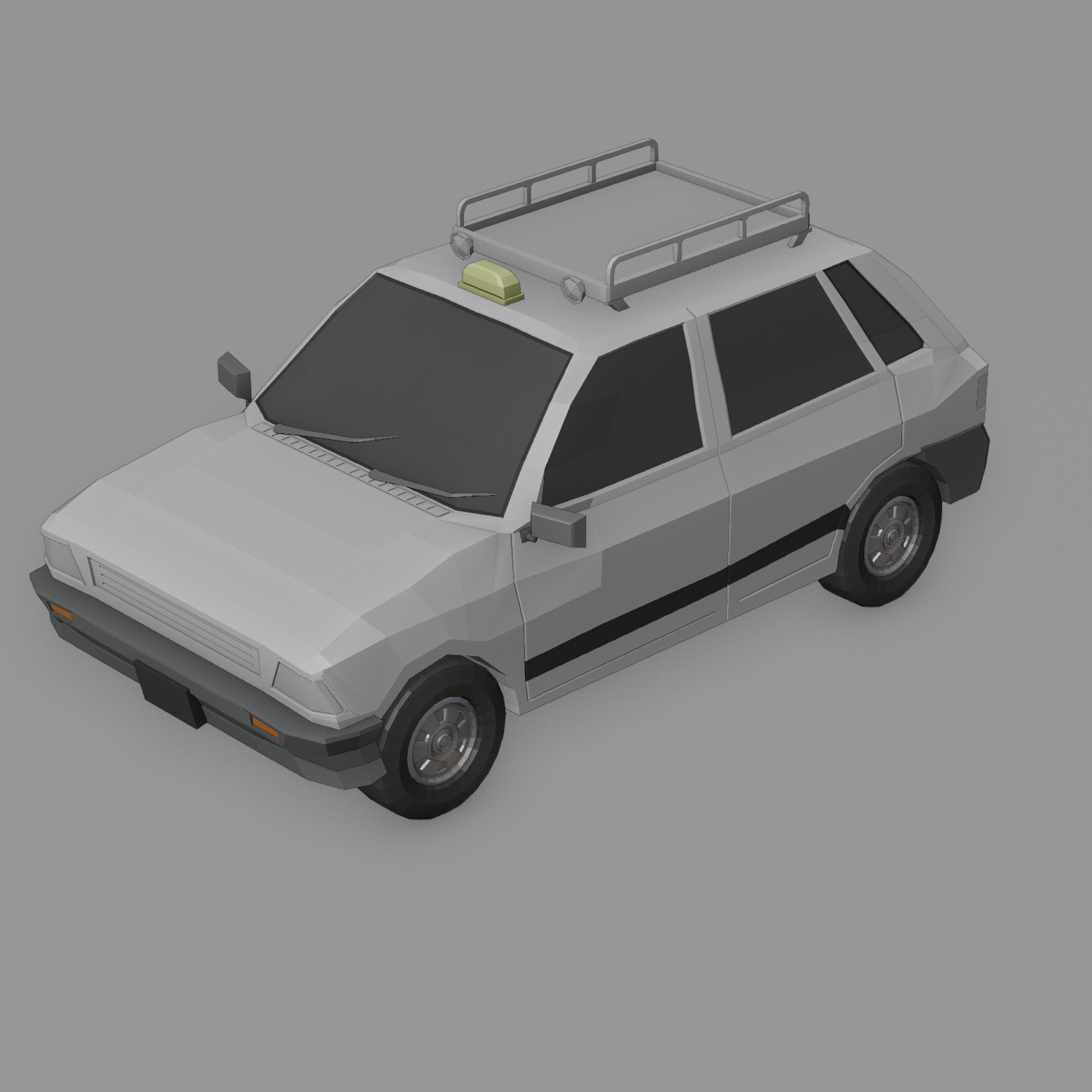 Low Poly Taxi  preview image 2