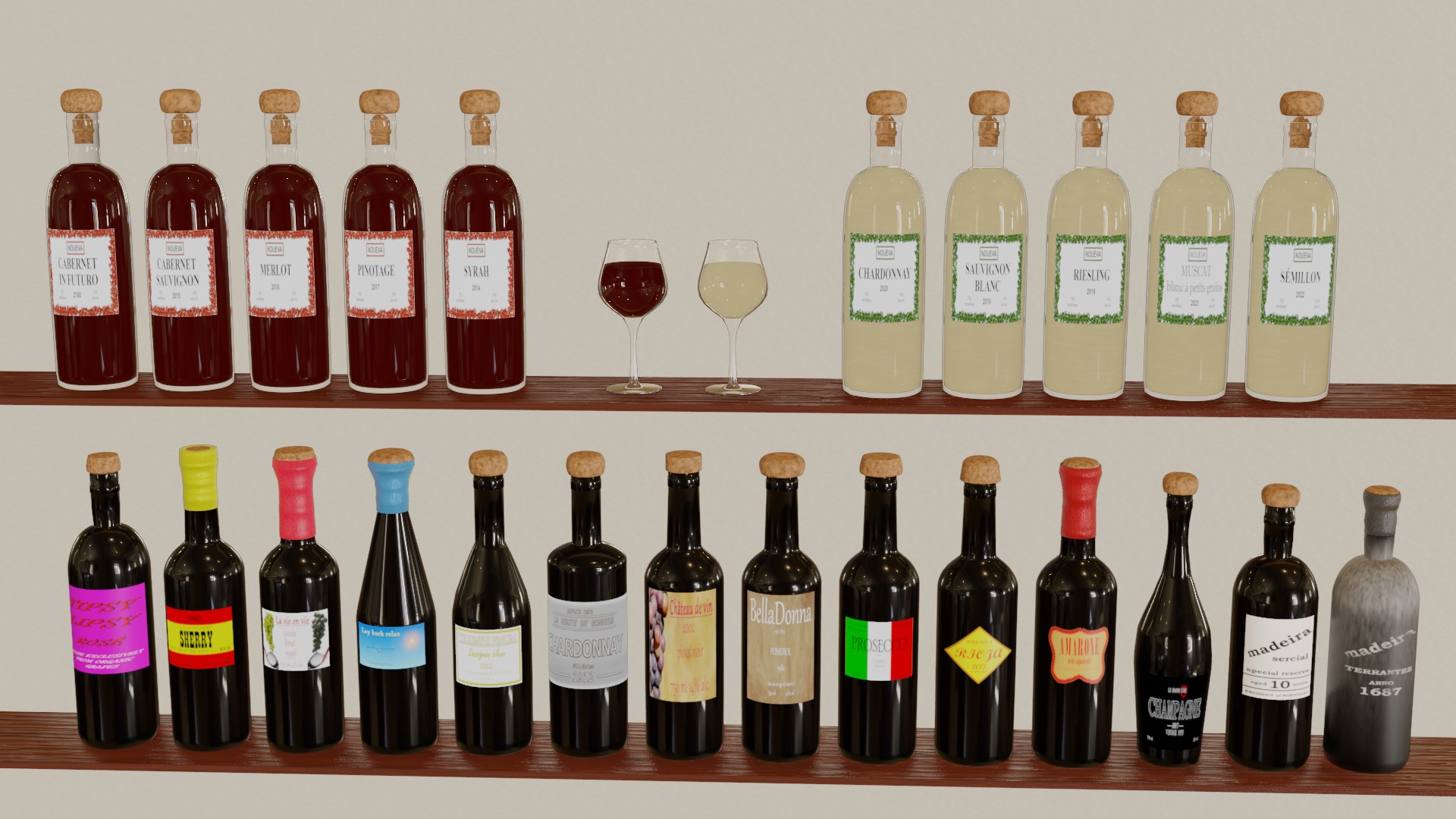 Alcohol bottles preview image 1