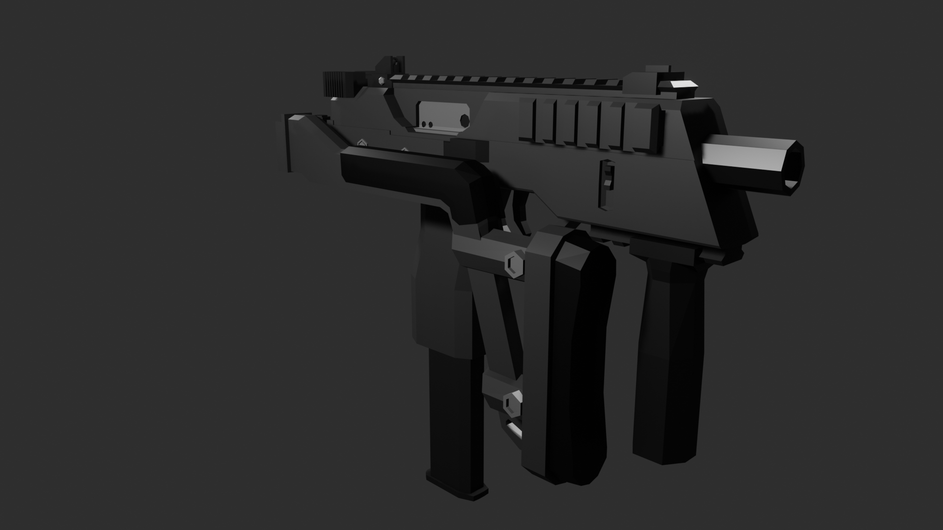 Low Poly MP9 Modified preview image 9