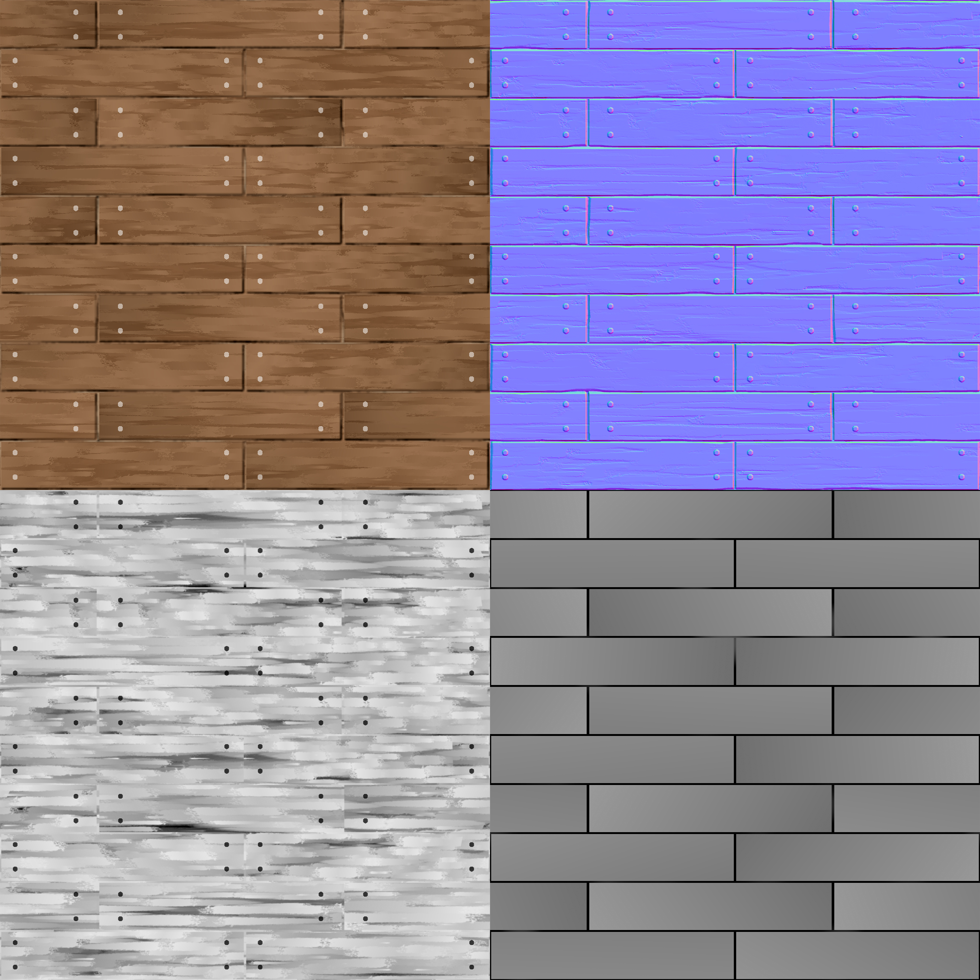 Stylized Wooden Boards preview image 3