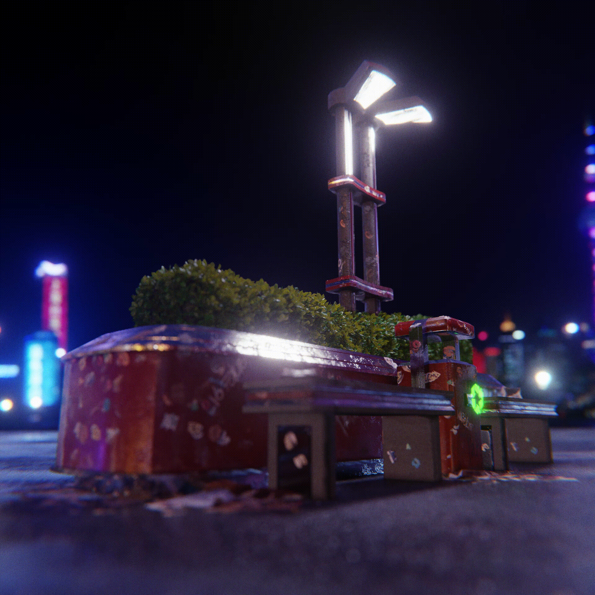 Cyberpunk Street Assets preview image 1