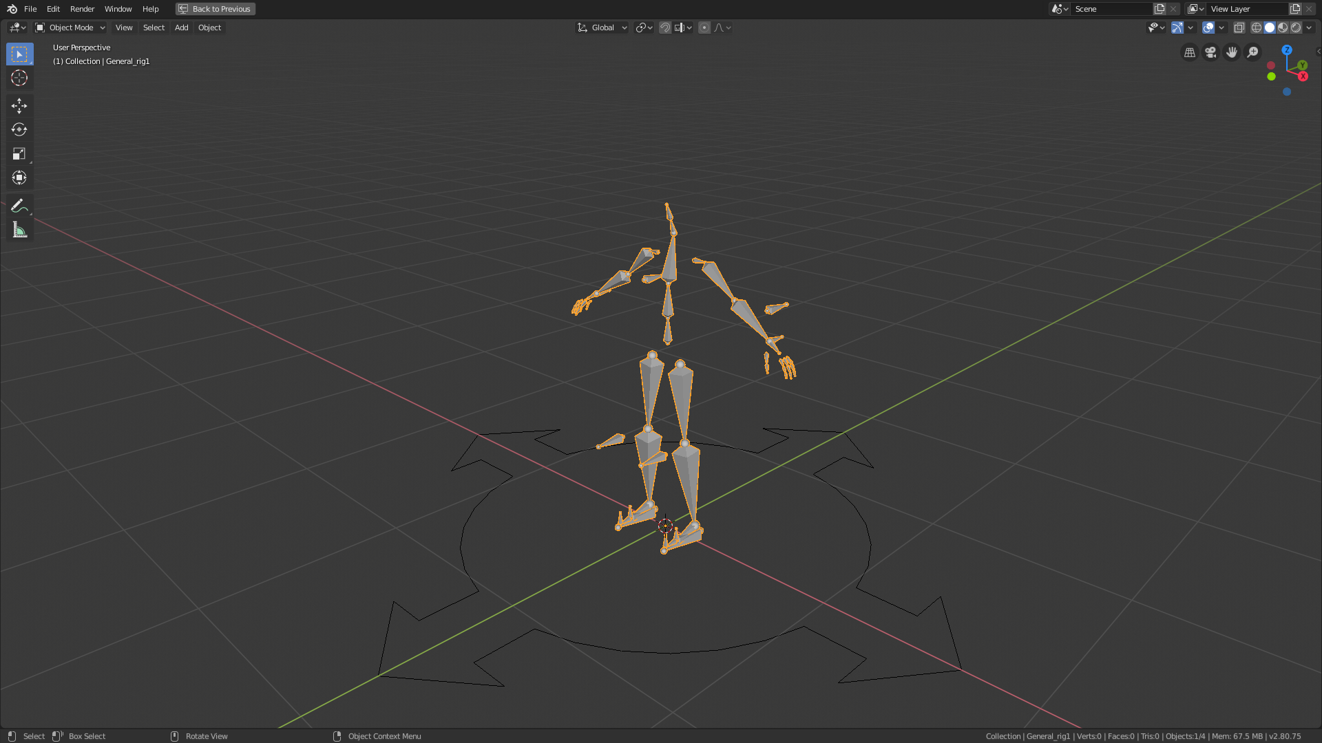 Inverse Kinematics Human Rig preview image 2