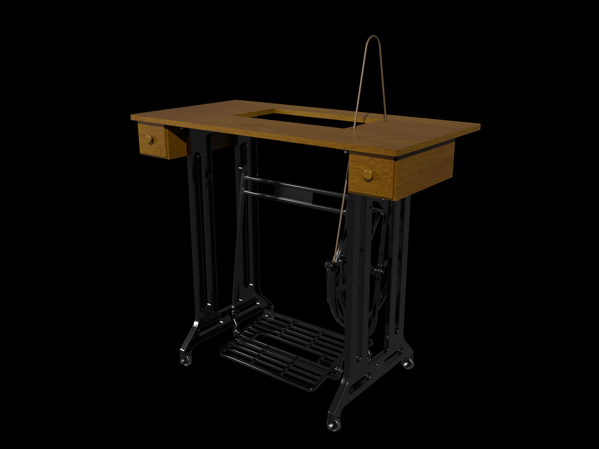 Sewing machine table frame preview image 3