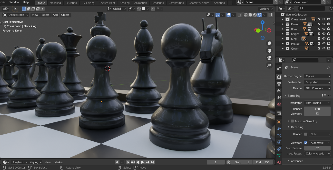 The Rook - Chess Series : r/blender